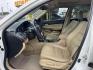 2012 White /Tan Honda Accord EX-L V6 Sedan AT (1HGCP3F8XCA) with an 3.5L V6 SOHC 24V engine, 5-Speed Automatic transmission, located at 16710 Clay Rd., Houston, TX, 77084, (281) 859-7900, 29.834864, -95.656166 - Photo#12