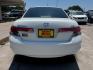2012 White /Tan Honda Accord EX-L V6 Sedan AT (1HGCP3F8XCA) with an 3.5L V6 SOHC 24V engine, 5-Speed Automatic transmission, located at 16710 Clay Rd., Houston, TX, 77084, (281) 859-7900, 29.834864, -95.656166- Photo#2