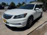 2012 White /Tan Honda Accord EX-L V6 Sedan AT (1HGCP3F8XCA) with an 3.5L V6 SOHC 24V engine, 5-Speed Automatic transmission, located at 16710 Clay Rd., Houston, TX, 77084, (281) 859-7900, 29.834864, -95.656166- Photo#5