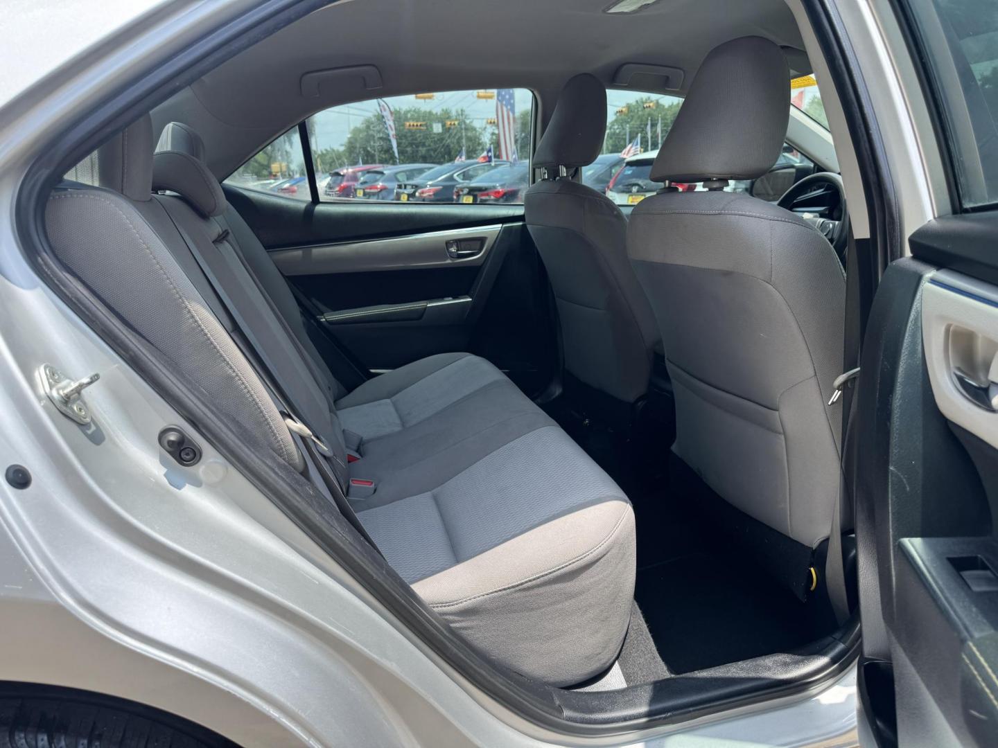 2015 Silver /Gray Toyota Corolla L 4-Speed AT (5YFBURHEXFP) with an 1.8L L4 DOHC 16V engine, 4-Speed Automatic transmission, located at 16710 Clay Rd., Houston, TX, 77084, (281) 859-7900, 29.834864, -95.656166 - Photo#16