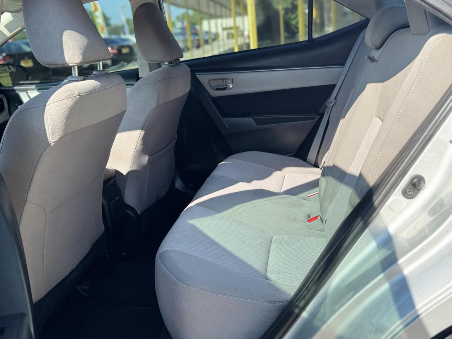 2015 Silver /Gray Toyota Corolla L 4-Speed AT (5YFBURHEXFP) with an 1.8L L4 DOHC 16V engine, 4-Speed Automatic transmission, located at 16710 Clay Rd., Houston, TX, 77084, (281) 859-7900, 29.834864, -95.656166 - Photo#14