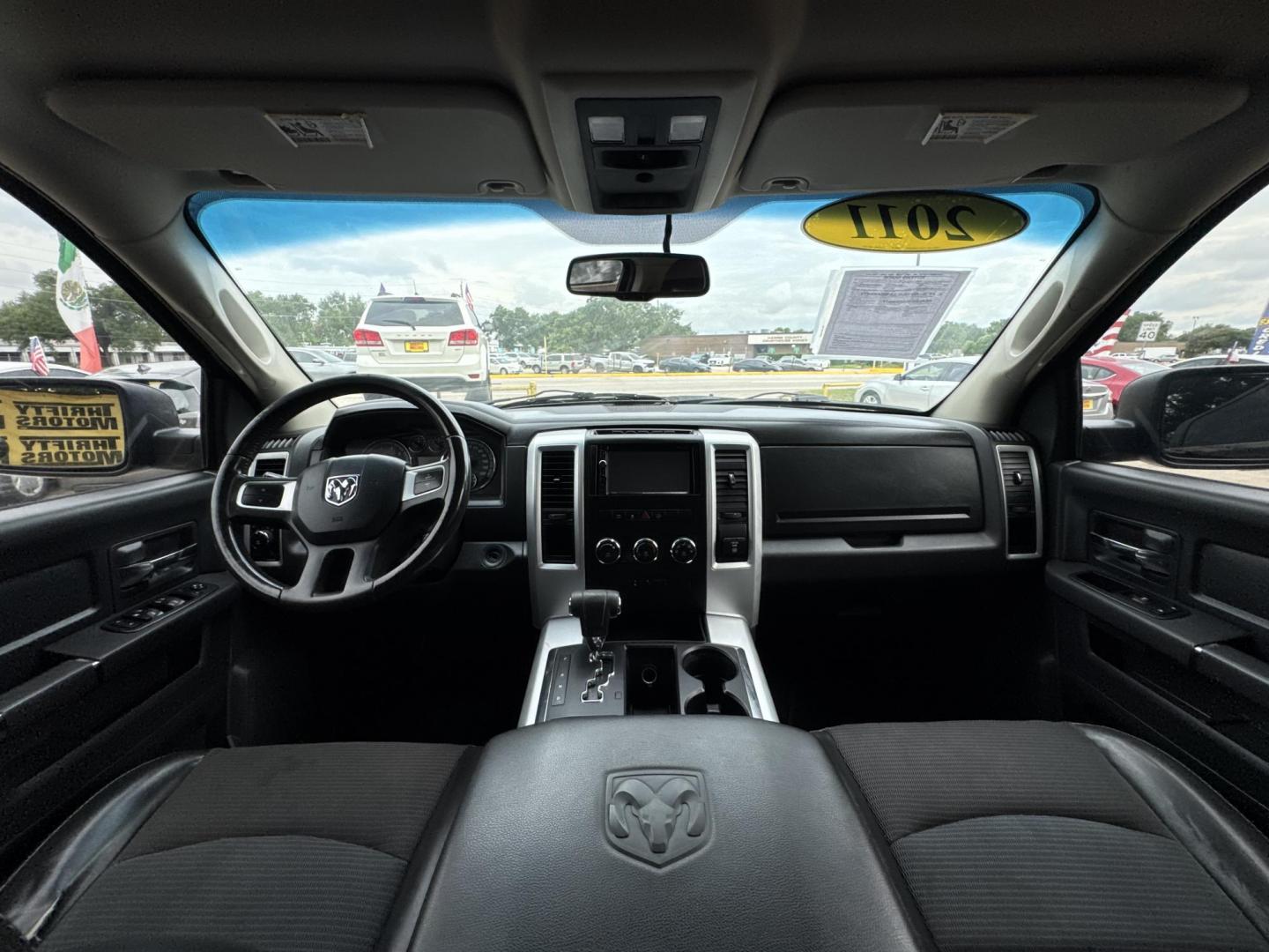 2011 Black Dodge Ram 1500 SLT Crew Cab 2WD (1D7RB1CT8BS) with an 5.7L V8 OHV 16V engine, 5-Speed Automatic transmission, located at 16710 Clay Rd., Houston, TX, 77084, (281) 859-7900, 29.834864, -95.656166 - Photo#18