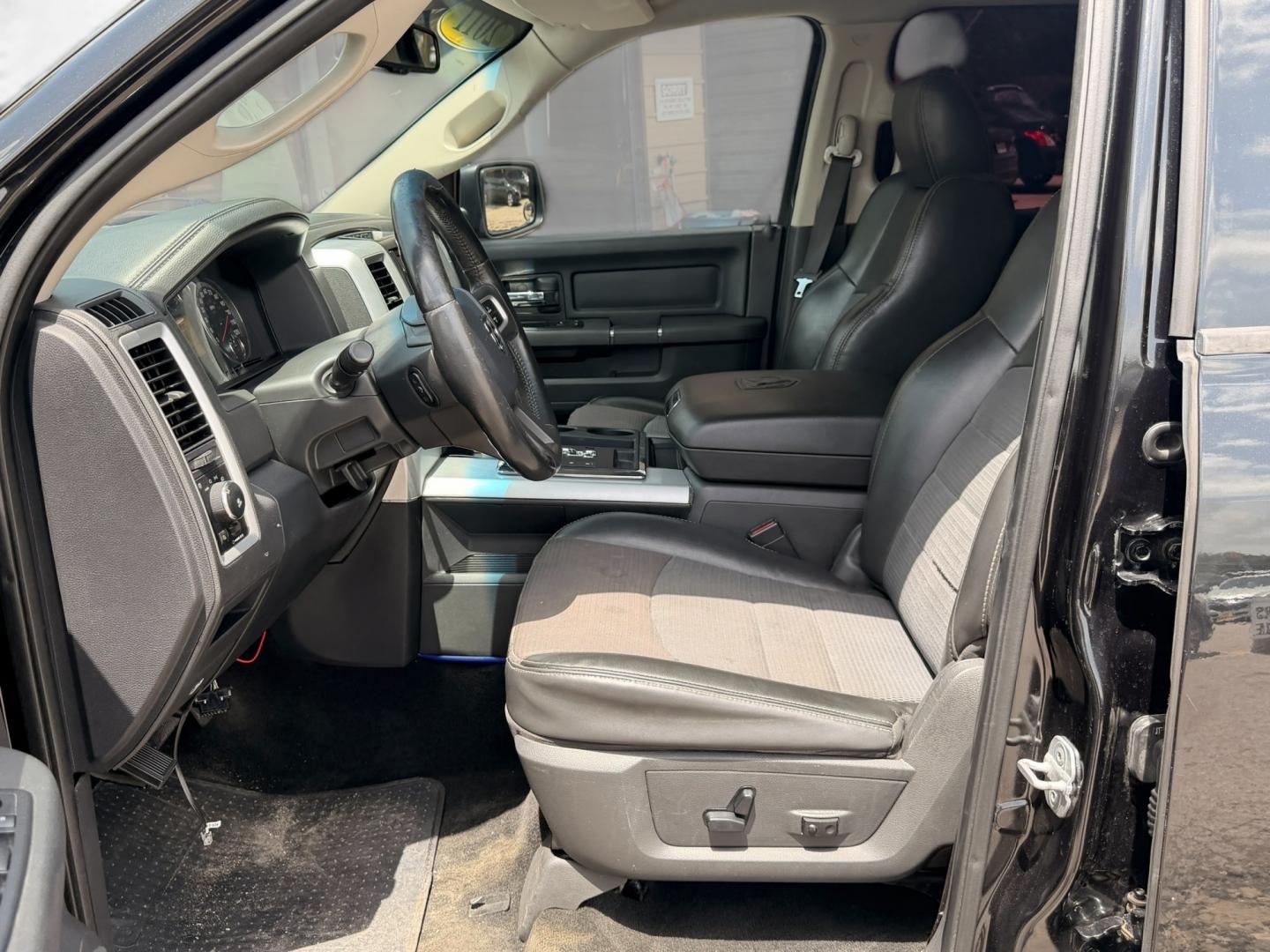 2011 Black Dodge Ram 1500 SLT Crew Cab 2WD (1D7RB1CT8BS) with an 5.7L V8 OHV 16V engine, 5-Speed Automatic transmission, located at 16710 Clay Rd., Houston, TX, 77084, (281) 859-7900, 29.834864, -95.656166- Photo#10