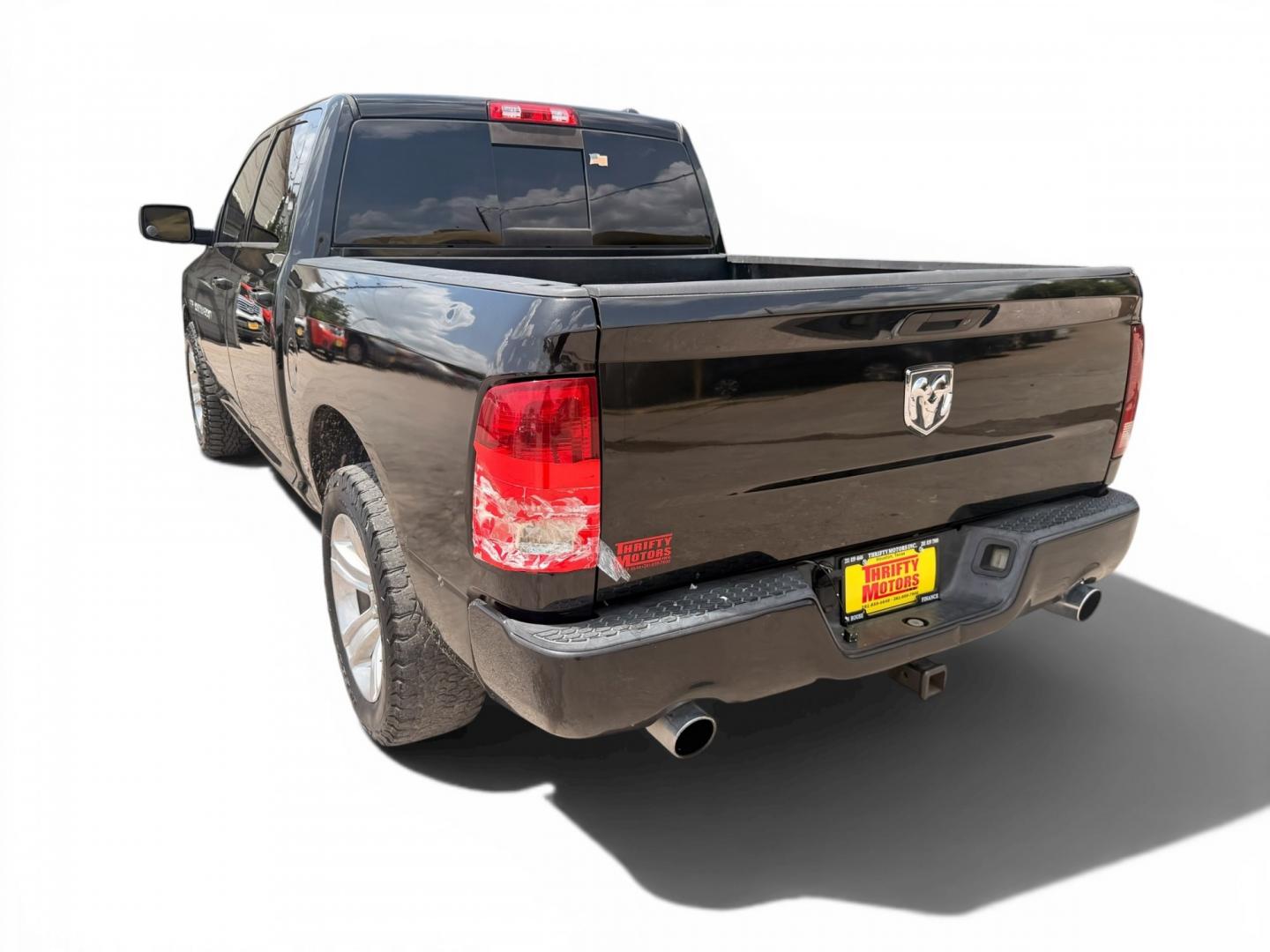 2011 Black Dodge Ram 1500 SLT Crew Cab 2WD (1D7RB1CT8BS) with an 5.7L V8 OHV 16V engine, 5-Speed Automatic transmission, located at 16710 Clay Rd., Houston, TX, 77084, (281) 859-7900, 29.834864, -95.656166- Photo#6