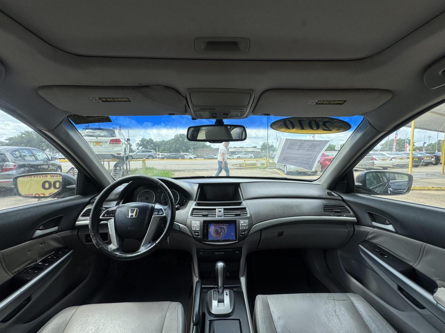 2010 Blue Honda Accord EX-L V-6 Sedan AT (5KBCP3F85AB) with an 3.5L V6 SOHC 24V engine, 5-Speed Automatic transmission, located at 16710 Clay Rd., Houston, TX, 77084, (281) 859-7900, 29.834864, -95.656166 - Photo#5