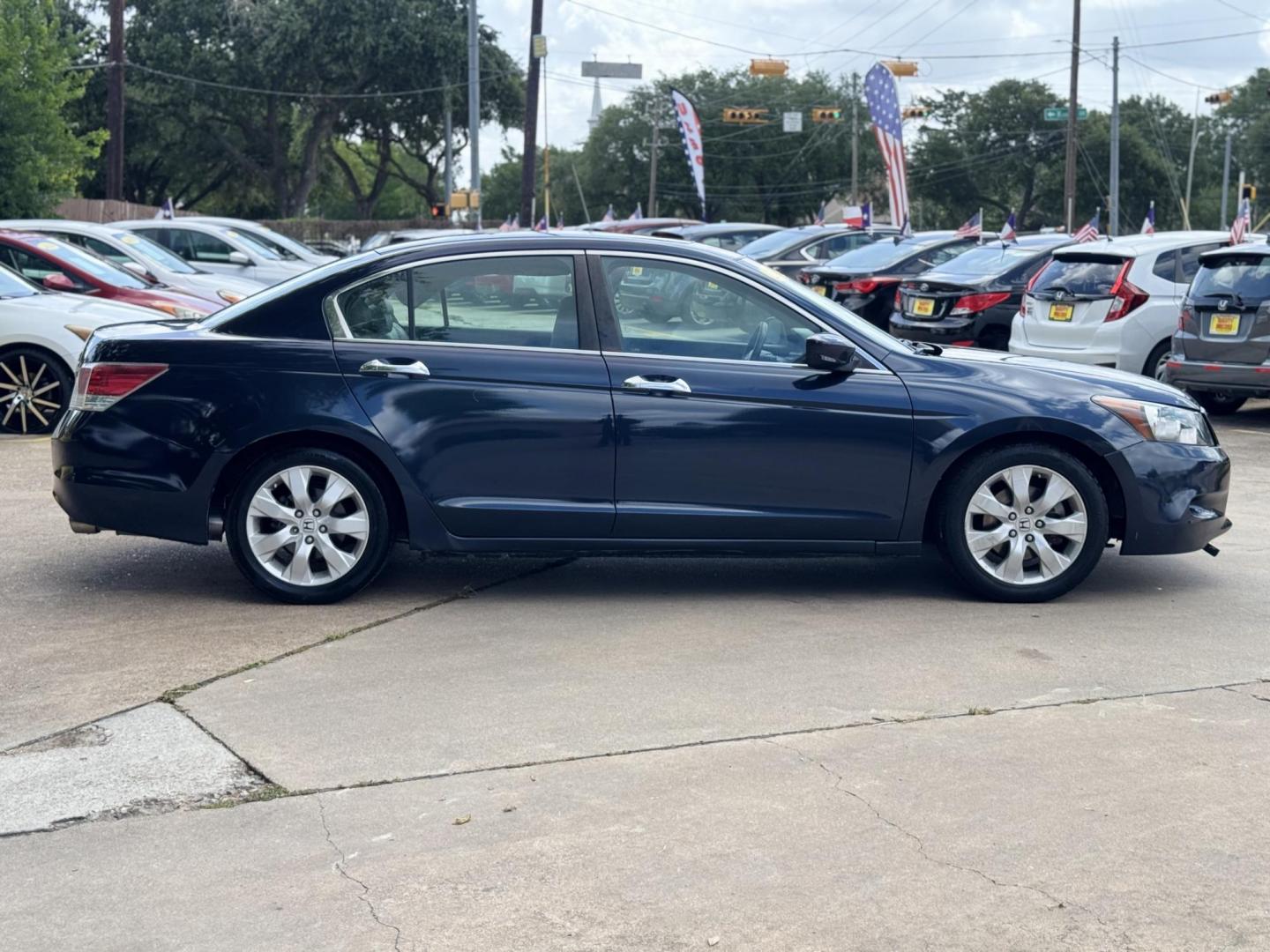 2010 Blue Honda Accord EX-L V-6 Sedan AT (5KBCP3F85AB) with an 3.5L V6 SOHC 24V engine, 5-Speed Automatic transmission, located at 16710 Clay Rd., Houston, TX, 77084, (281) 859-7900, 29.834864, -95.656166 - Photo#10