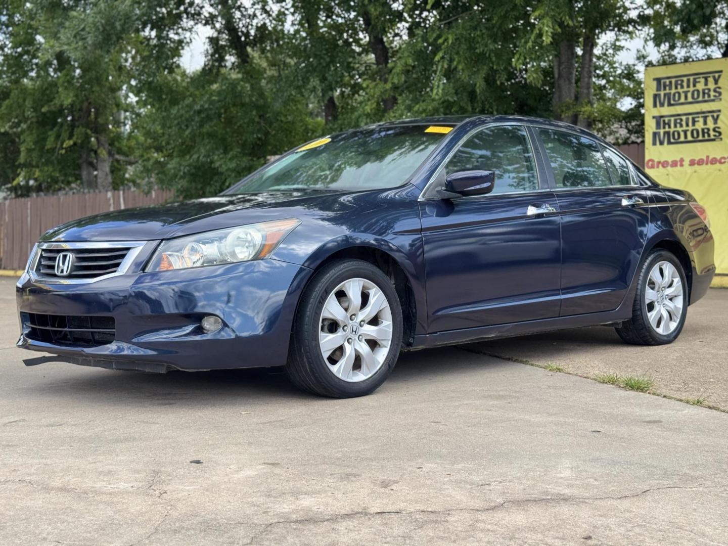 2010 Blue Honda Accord EX-L V-6 Sedan AT (5KBCP3F85AB) with an 3.5L V6 SOHC 24V engine, 5-Speed Automatic transmission, located at 16710 Clay Rd., Houston, TX, 77084, (281) 859-7900, 29.834864, -95.656166 - Photo#12