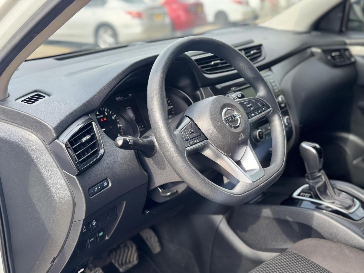 2021 White /GRAY Nissan Rogue Sport S (JN1BJ1AV6MW) with an 2.0L L4 DOHC 16V engine, CVT transmission, located at 16710 Clay Rd., Houston, TX, 77084, (281) 859-7900, 29.834864, -95.656166 - Photo#10