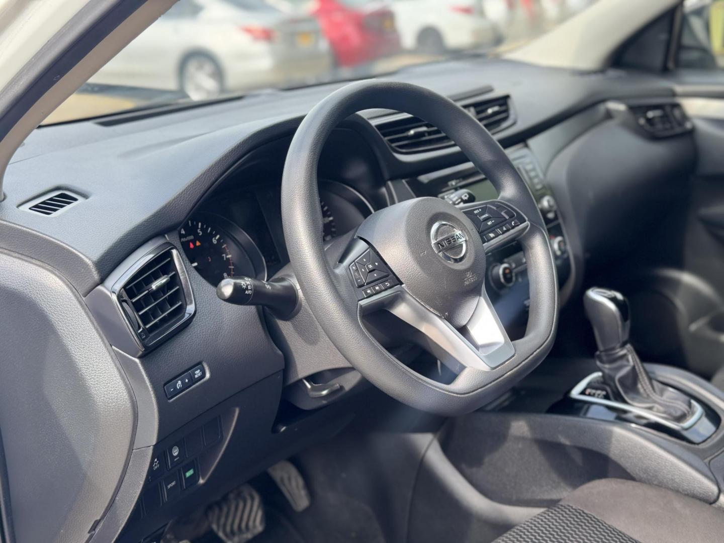 2021 White /GRAY Nissan Rogue Sport S (JN1BJ1AV6MW) with an 2.0L L4 DOHC 16V engine, CVT transmission, located at 16710 Clay Rd., Houston, TX, 77084, (281) 859-7900, 29.834864, -95.656166 - Photo#8