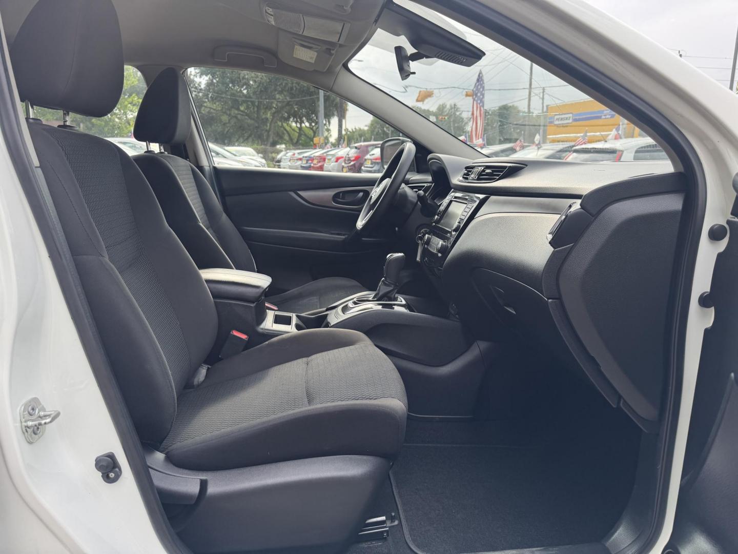 2021 White /GRAY Nissan Rogue Sport S (JN1BJ1AV6MW) with an 2.0L L4 DOHC 16V engine, CVT transmission, located at 16710 Clay Rd., Houston, TX, 77084, (281) 859-7900, 29.834864, -95.656166 - Photo#14