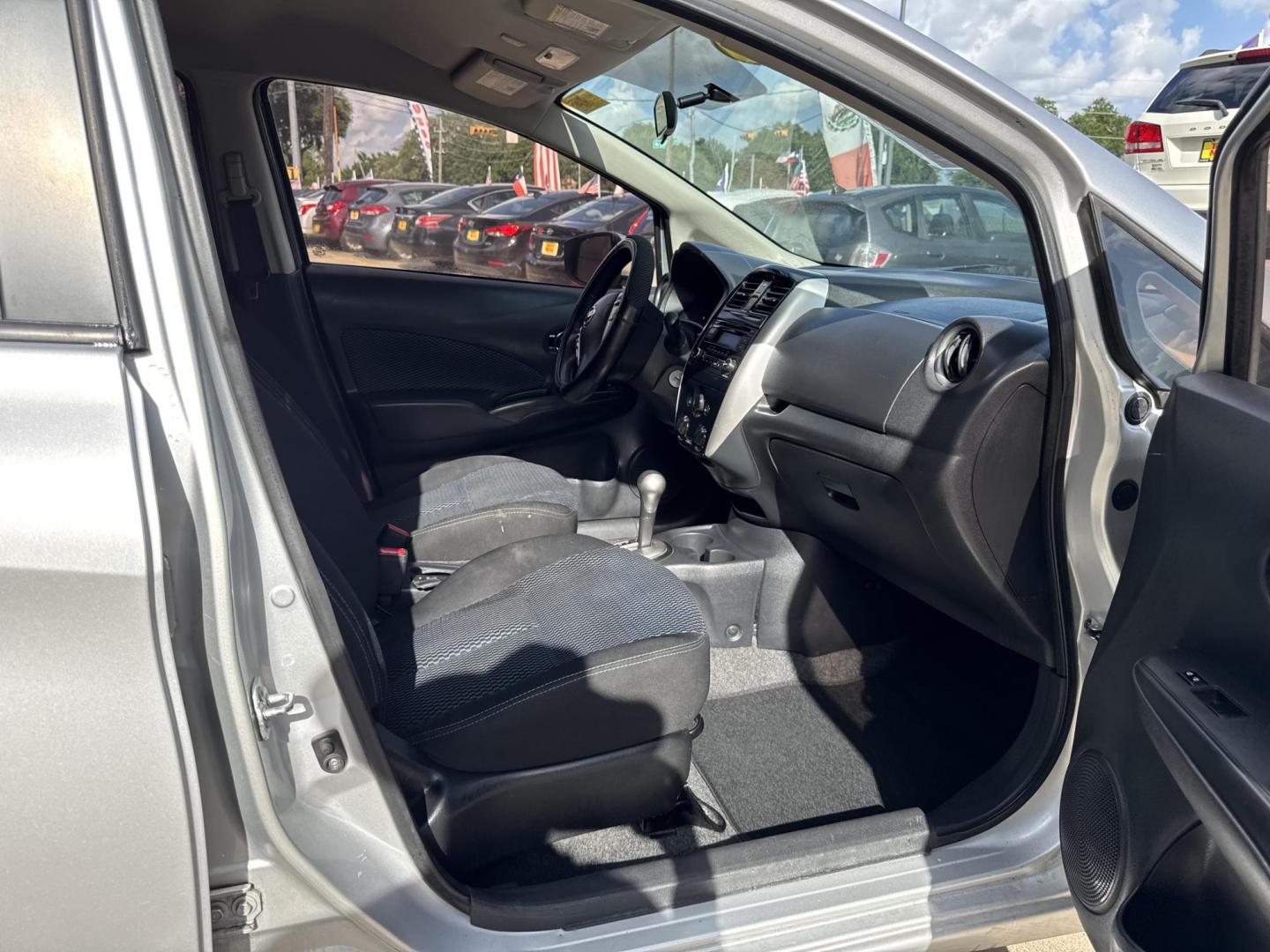 2015 Silver /GRAY Nissan Versa Note S 5MT (3N1CE2CP2FL) with an 1.6L L4 DOHC 16V engine, 5-Speed Manual transmission, located at 16710 Clay Rd., Houston, TX, 77084, (281) 859-7900, 29.834864, -95.656166 - Photo#12
