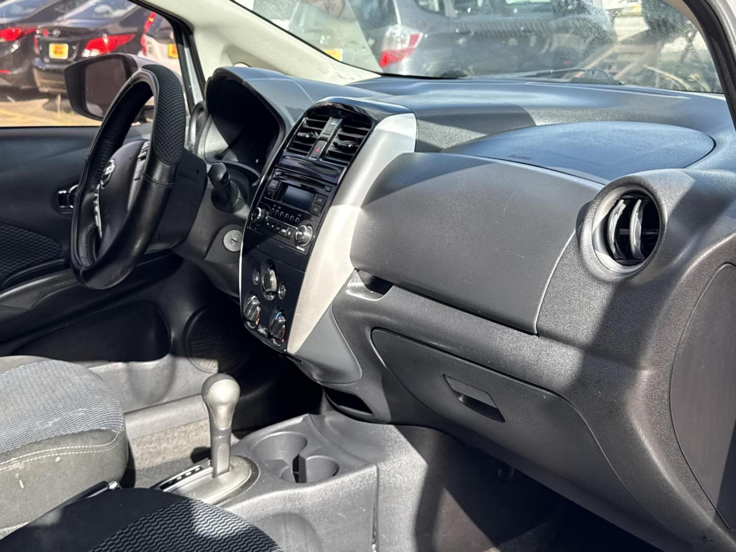 2015 Silver /GRAY Nissan Versa Note S 5MT (3N1CE2CP2FL) with an 1.6L L4 DOHC 16V engine, 5-Speed Manual transmission, located at 16710 Clay Rd., Houston, TX, 77084, (281) 859-7900, 29.834864, -95.656166 - Photo#15