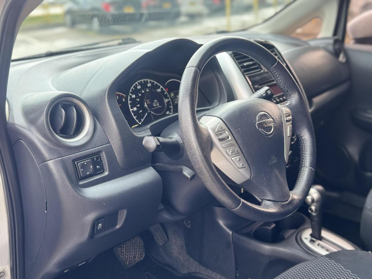 2015 Silver /GRAY Nissan Versa Note S 5MT (3N1CE2CP2FL) with an 1.6L L4 DOHC 16V engine, 5-Speed Manual transmission, located at 16710 Clay Rd., Houston, TX, 77084, (281) 859-7900, 29.834864, -95.656166 - Photo#3