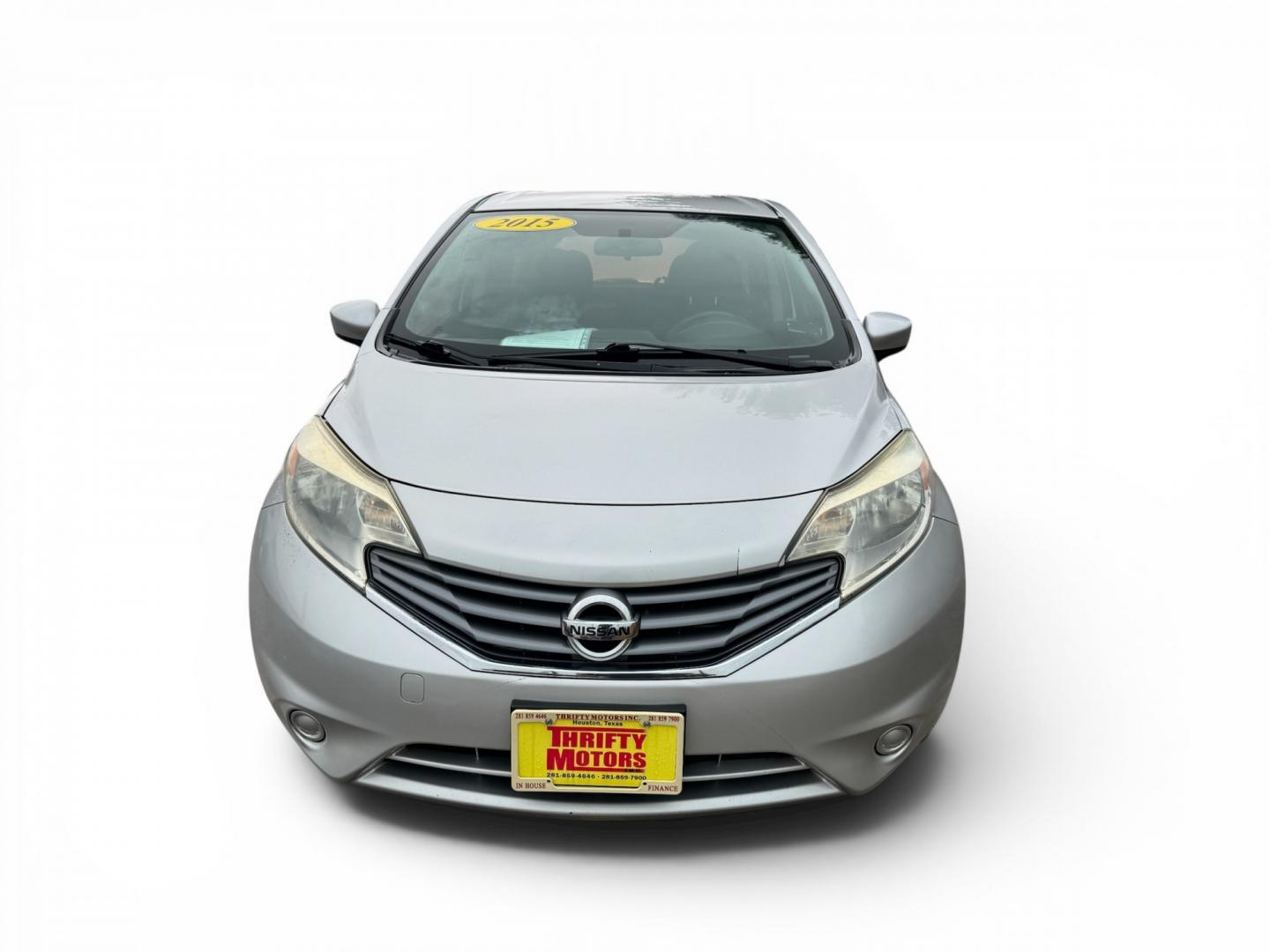 2015 Silver /GRAY Nissan Versa Note S 5MT (3N1CE2CP2FL) with an 1.6L L4 DOHC 16V engine, 5-Speed Manual transmission, located at 16710 Clay Rd., Houston, TX, 77084, (281) 859-7900, 29.834864, -95.656166- Photo#2