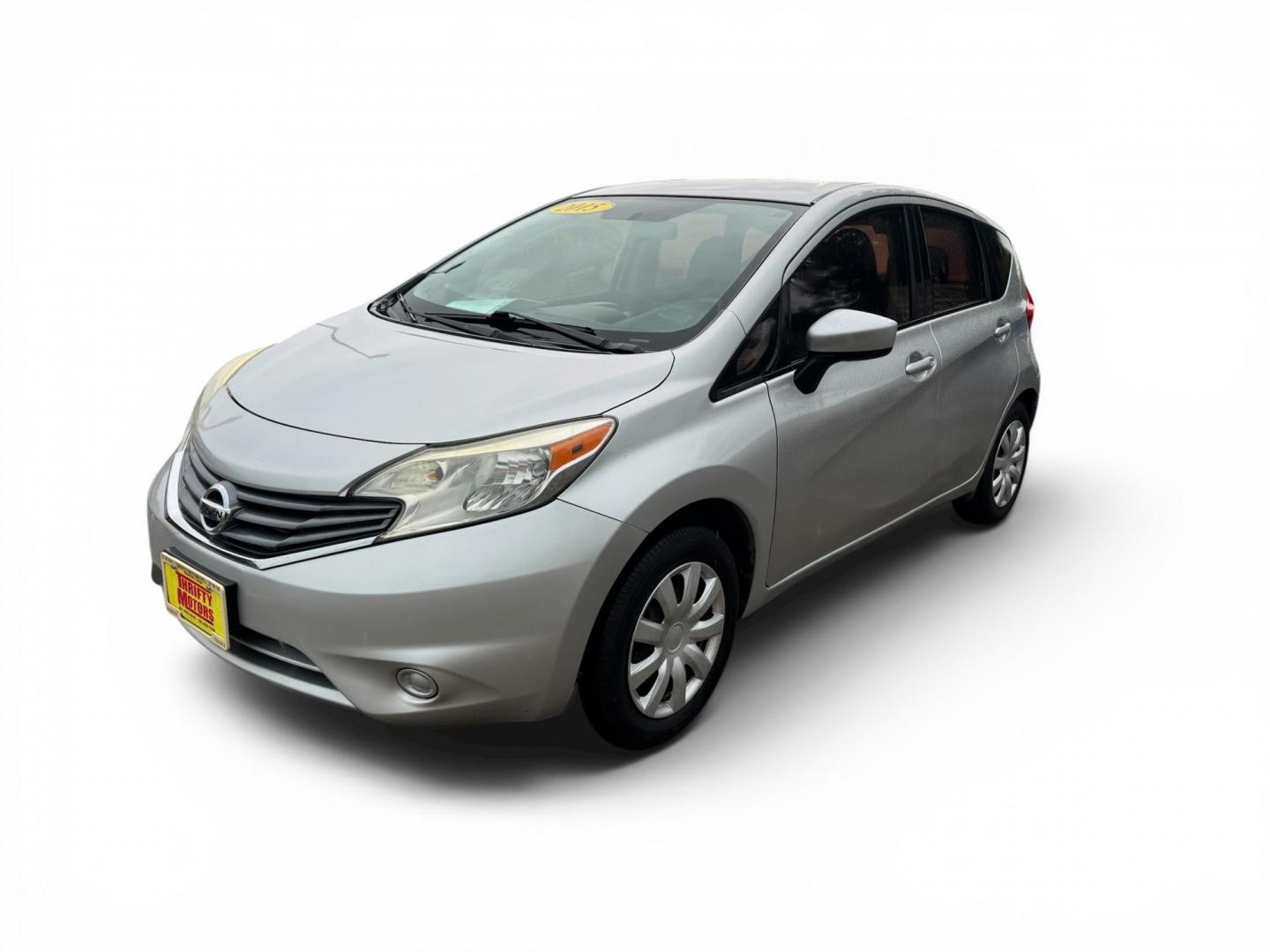 2015 Silver /GRAY Nissan Versa Note S 5MT (3N1CE2CP2FL) with an 1.6L L4 DOHC 16V engine, 5-Speed Manual transmission, located at 16710 Clay Rd., Houston, TX, 77084, (281) 859-7900, 29.834864, -95.656166- Photo#1