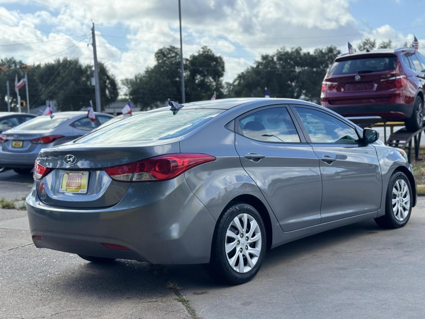 2013 Gray Hyundai Elantra Limited (5NPDH4AE9DH) with an 1.8L L4 DOHC 16V engine, 6-Speed Automatic transmission, located at 16710 Clay Rd., Houston, TX, 77084, (281) 859-7900, 29.834864, -95.656166 - Photo#3