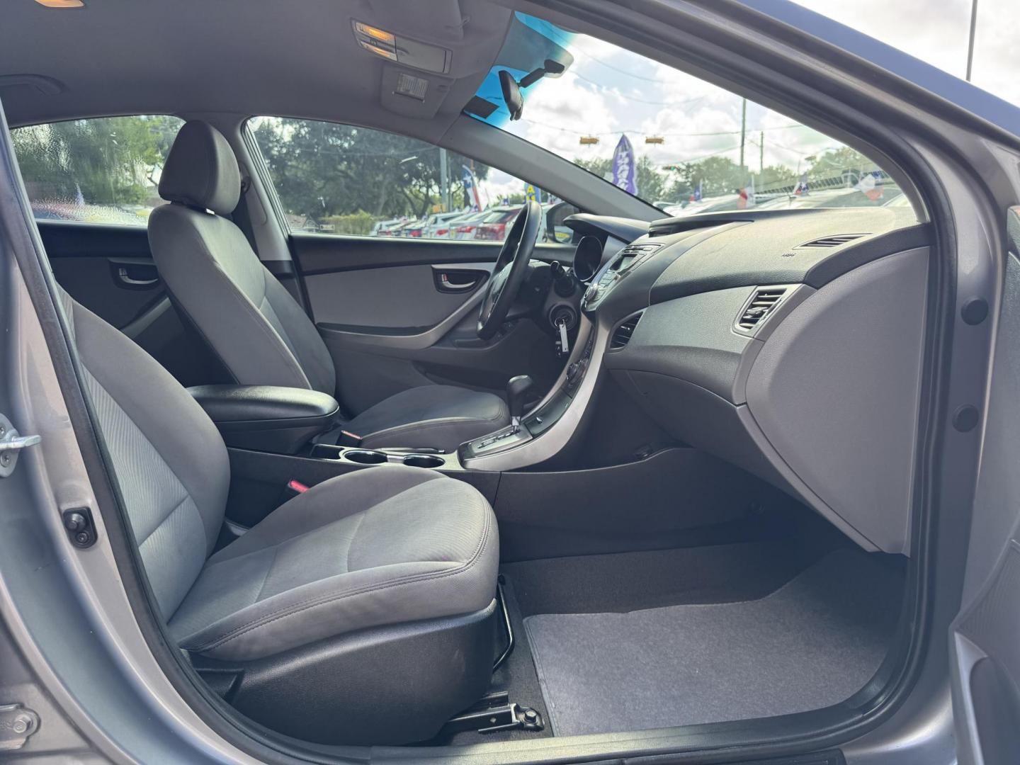 2013 Gray Hyundai Elantra Limited (5NPDH4AE9DH) with an 1.8L L4 DOHC 16V engine, 6-Speed Automatic transmission, located at 16710 Clay Rd., Houston, TX, 77084, (281) 859-7900, 29.834864, -95.656166 - Photo#13