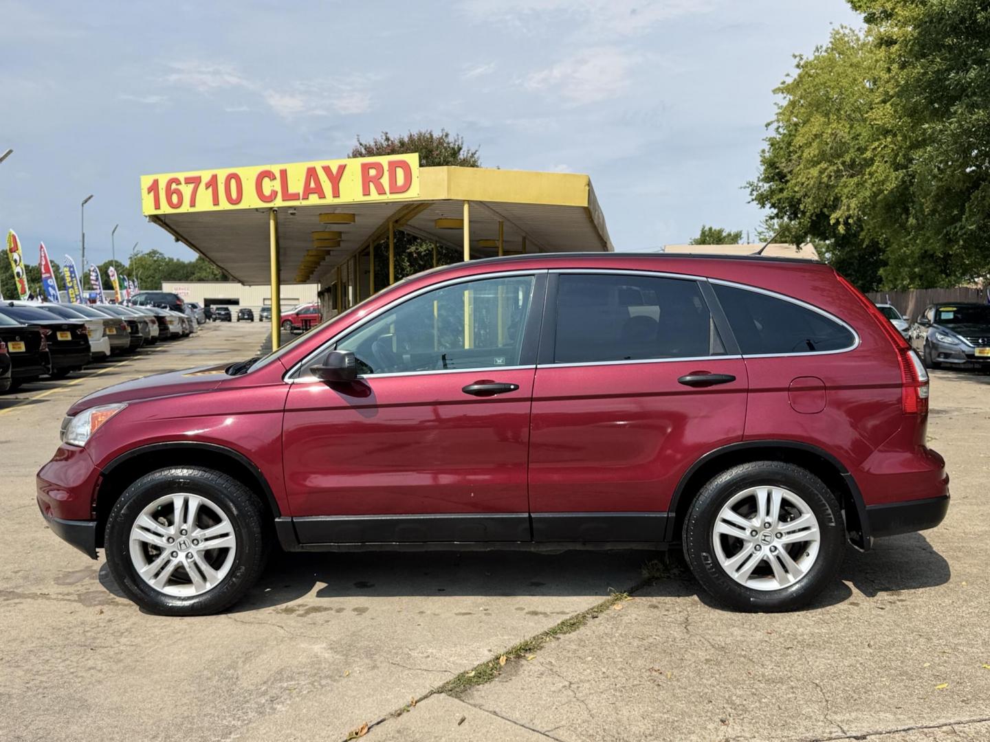 2011 Red /GRAY Honda CR-V EX 2WD 5-Speed AT (3CZRE3H52BG) with an 2.4L L4 DOHC 16V engine, 5-Speed Automatic transmission, located at 16710 Clay Rd., Houston, TX, 77084, (281) 859-7900, 29.834864, -95.656166 - Photo#7