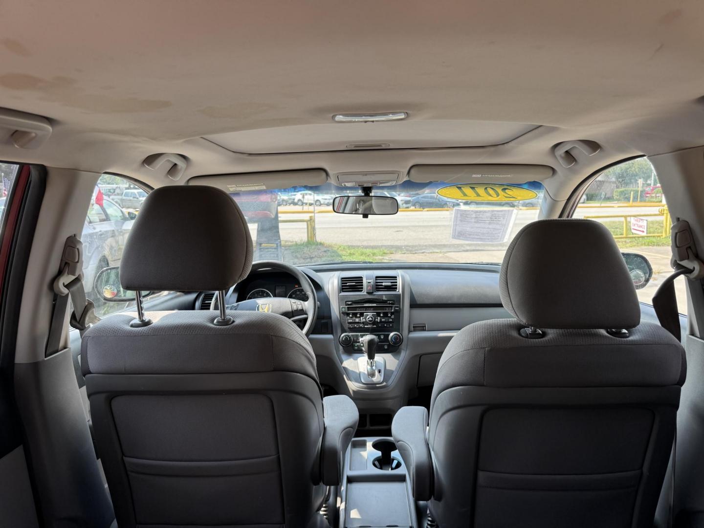 2011 Red /GRAY Honda CR-V EX 2WD 5-Speed AT (3CZRE3H52BG) with an 2.4L L4 DOHC 16V engine, 5-Speed Automatic transmission, located at 16710 Clay Rd., Houston, TX, 77084, (281) 859-7900, 29.834864, -95.656166 - Photo#16