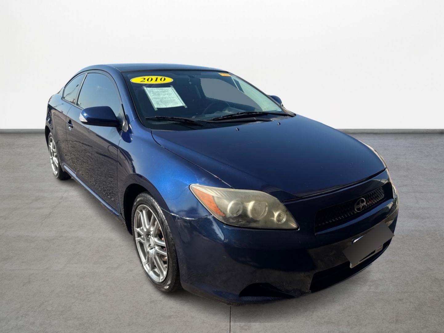 2010 Scion tC Sports Coupe 4-Spd AT (JTKDE3B77A0) with an 2.4L L4 DOHC 16V engine, 4-Speed Automatic transmission, located at 16710 Clay Rd., Houston, TX, 77084, (281) 859-7900, 29.834864, -95.656166 - Photo#0