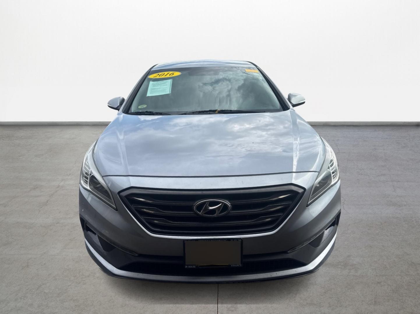 2016 Hyundai Sonata Sport (5NPE34AF5GH) with an 2.4L L4 DOHC 16V engine, 6A transmission, located at 16710 Clay Rd., Houston, TX, 77084, (281) 859-7900, 29.834864, -95.656166 - Photo#0