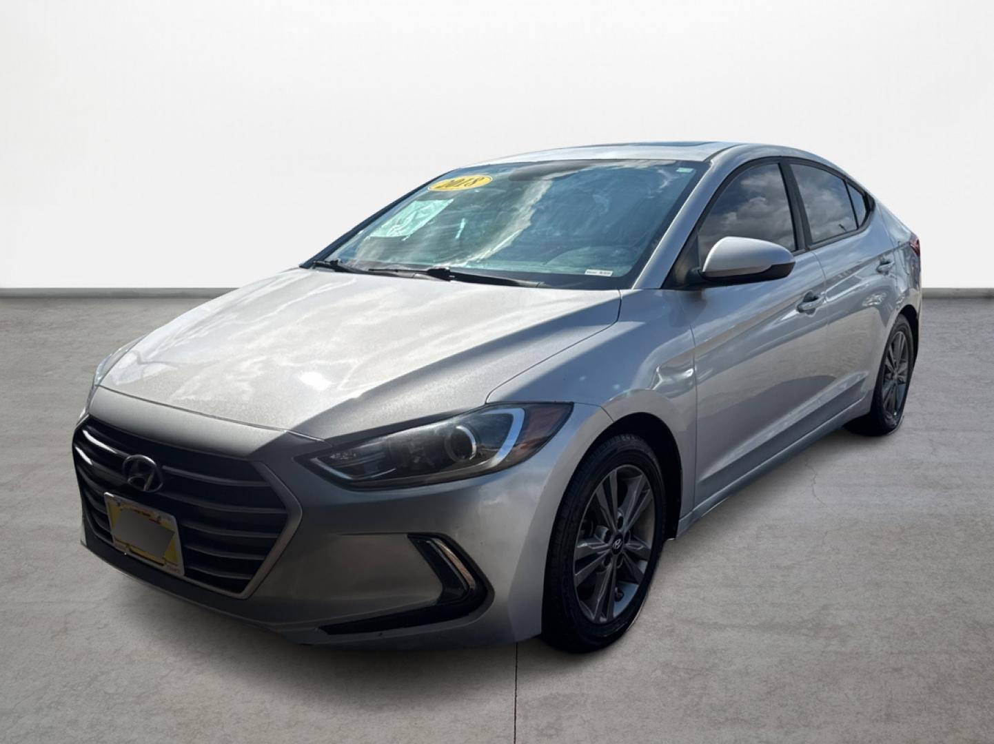 2018 Hyundai Elantra Limited (5NPD84LF1JH) with an 1.8L L4 DOHC 16V engine, 6A transmission, located at 16710 Clay Rd., Houston, TX, 77084, (281) 859-7900, 29.834864, -95.656166 - Photo#0