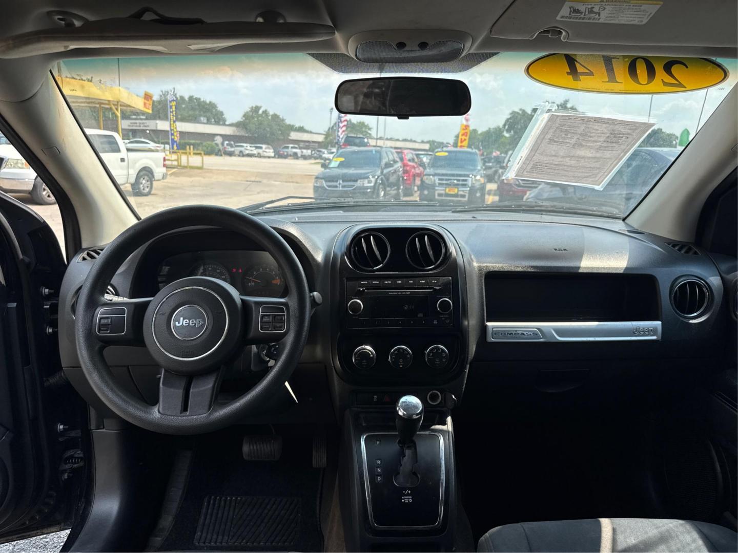 2014 Jeep Compass Sport FWD (1C4NJCBA6ED) with an 2.0L L4 DOHC 16V engine, located at 16710 Clay Rd., Houston, TX, 77084, (281) 859-7900, 29.834864, -95.656166 - Photo#10