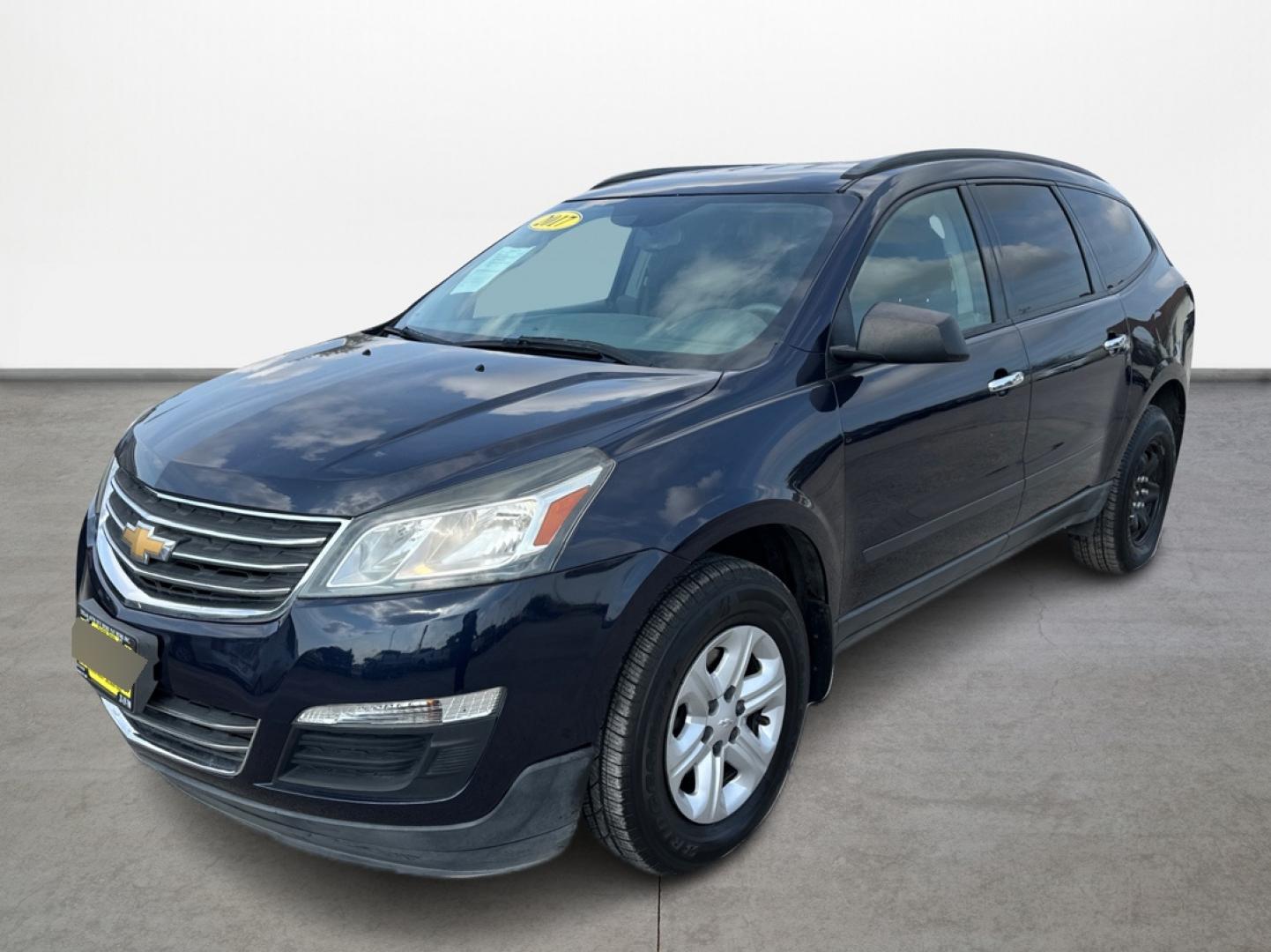 2017 Chevrolet Traverse LS FWD w/PDC (1GNKRFED3HJ) with an 3.6L V6 DOHC 24V engine, 6A transmission, located at 16710 Clay Rd., Houston, TX, 77084, (281) 859-7900, 29.834864, -95.656166 - Photo#0