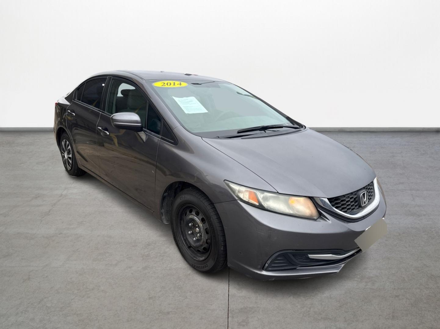 2014 Honda Civic LX Sedan CVT (19XFB2F54EE) with an 1.8L L4 SOHC 16V engine, Continuously Variable Transmission transmission, located at 16710 Clay Rd., Houston, TX, 77084, (281) 859-7900, 29.834864, -95.656166 - Photo#2