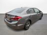 2014 Honda Civic LX Sedan CVT (19XFB2F54EE) with an 1.8L L4 SOHC 16V engine, Continuously Variable Transmission transmission, located at 16710 Clay Rd., Houston, TX, 77084, (281) 859-7900, 29.834864, -95.656166 - Photo#4