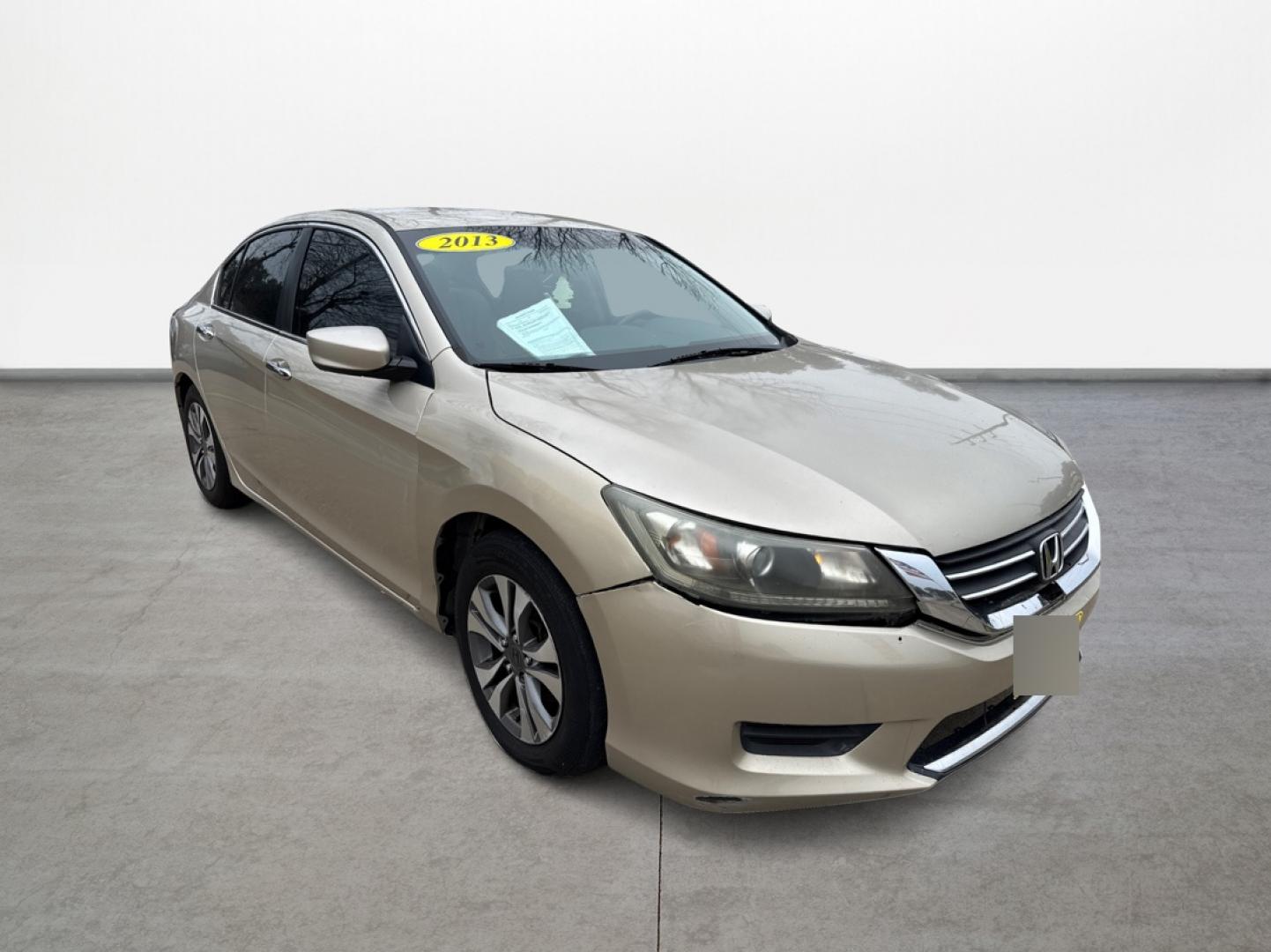 2013 Honda Accord LX Sedan CVT (1HGCR2F30DA) with an 2.4L L4 DOHC 16V engine, Continuously Variable Transmission transmission, located at 16710 Clay Rd., Houston, TX, 77084, (281) 859-7900, 29.834864, -95.656166 - Photo#2