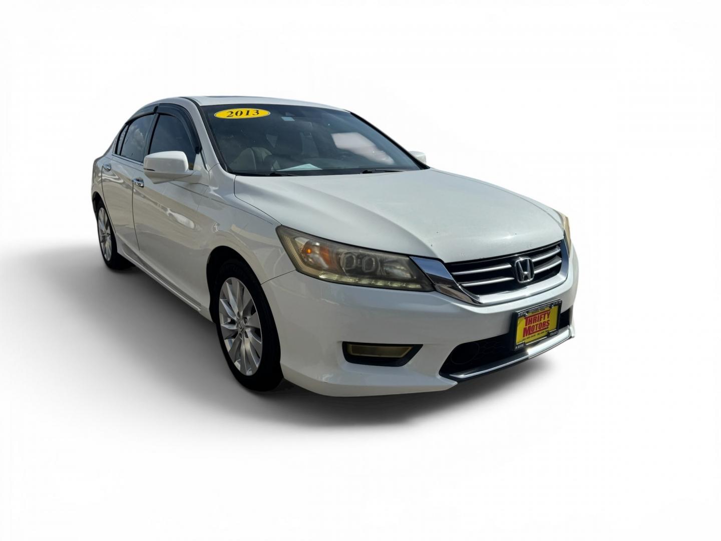 2013 Honda Accord Touring V6 Sedan (1HGCR3F93DA) with an 3.5L V6 SOHC 24V engine, 6-Speed Automatic transmission, located at 16710 Clay Rd., Houston, TX, 77084, (281) 859-7900, 29.834864, -95.656166- Photo#0
