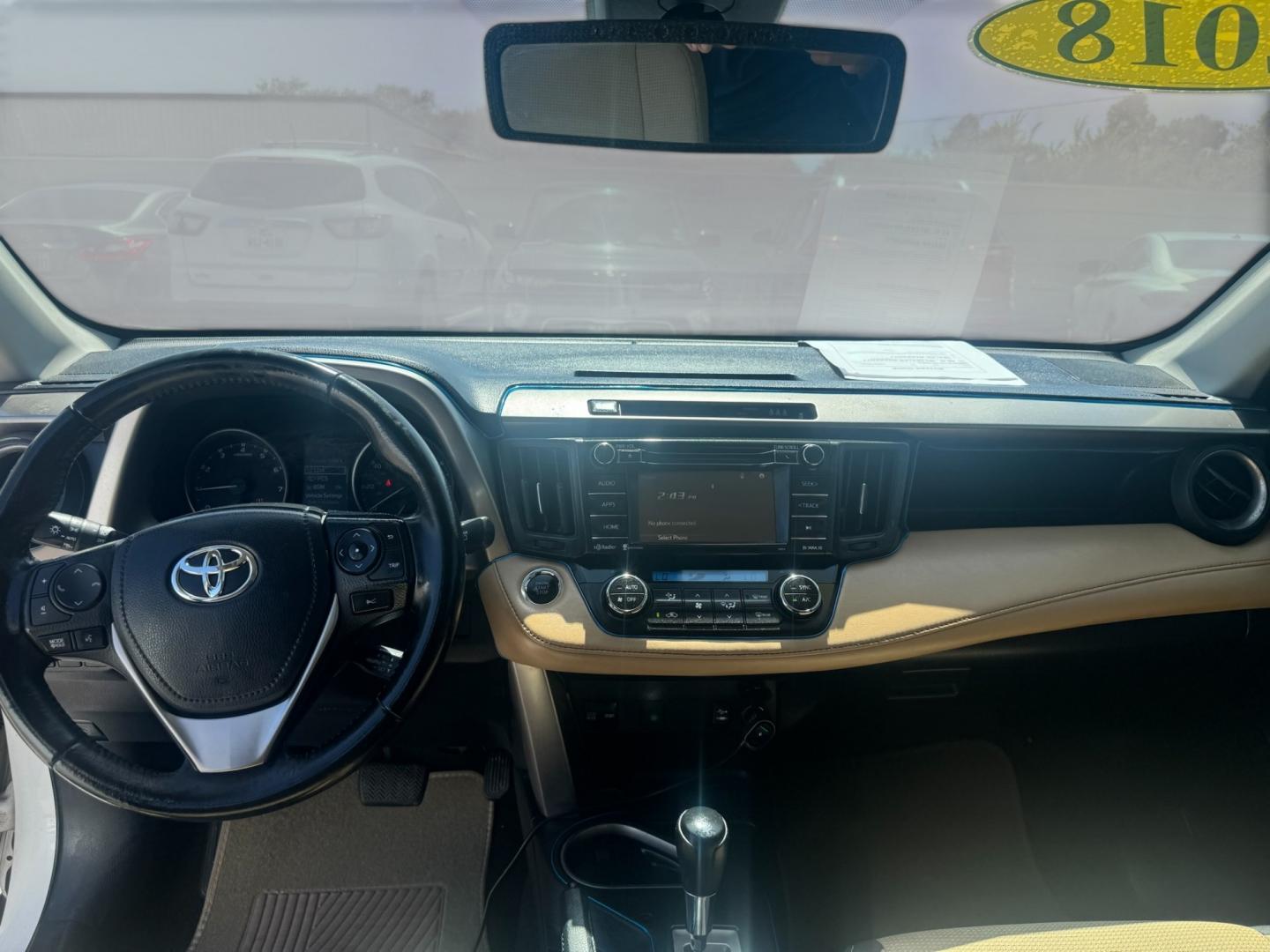 2018 Toyota RAV4 XLE FWD (JTMWFREV7JD) with an 2.5L L4 DOHC 16V engine, 6A transmission, located at 16710 Clay Rd., Houston, TX, 77084, (281) 859-7900, 29.834864, -95.656166- Photo#10