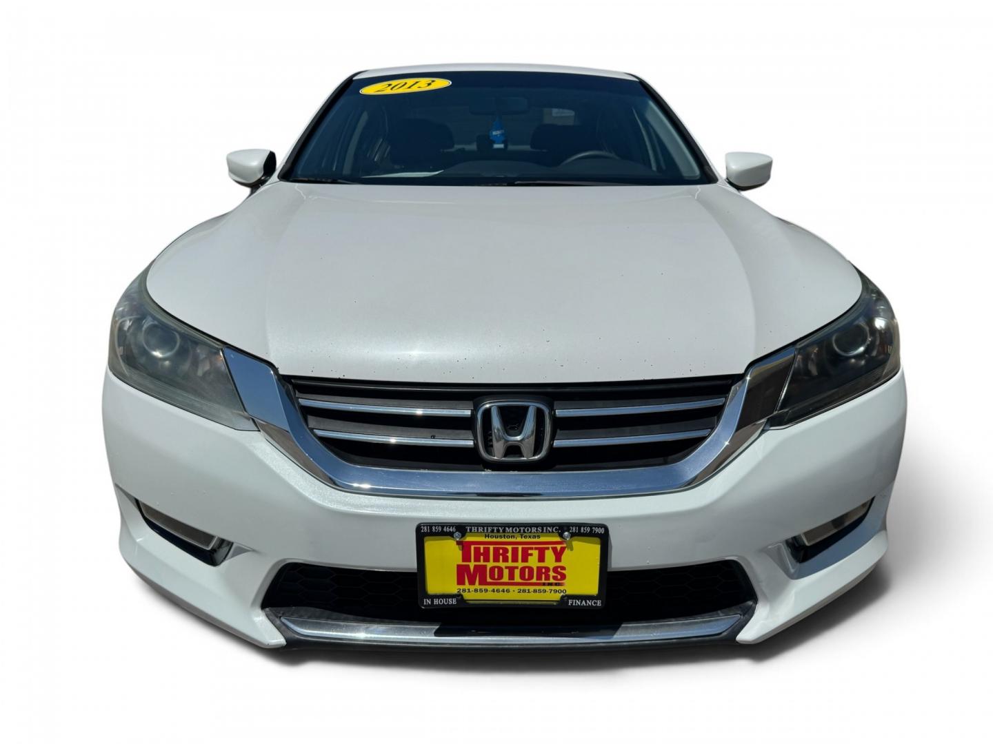 2013 Honda Accord Sport Sedan CVT (1HGCR2F50DA) with an 2.4L L4 DOHC 16V engine, Continuously Variable Transmission transmission, located at 16710 Clay Rd., Houston, TX, 77084, (281) 859-7900, 29.834864, -95.656166- Photo#2