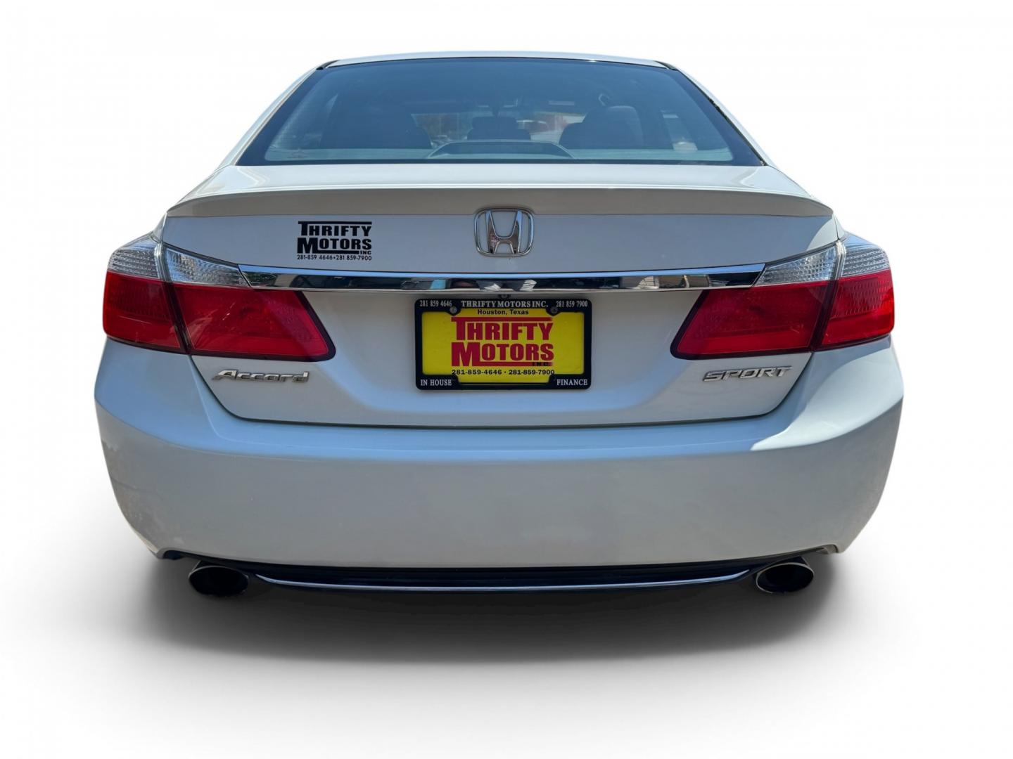 2013 Honda Accord Sport Sedan CVT (1HGCR2F50DA) with an 2.4L L4 DOHC 16V engine, Continuously Variable Transmission transmission, located at 16710 Clay Rd., Houston, TX, 77084, (281) 859-7900, 29.834864, -95.656166- Photo#4