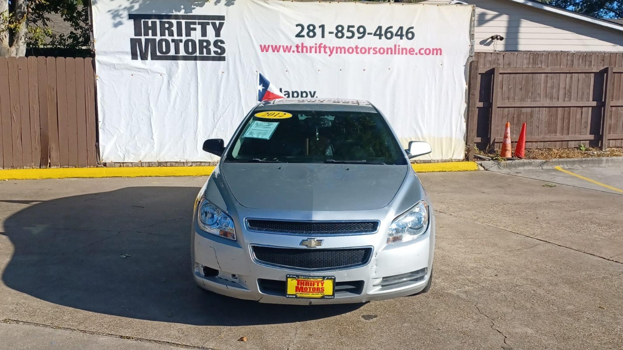 2012 Silver Chevrolet Malibu (1G1ZD5EU6CF) with an 2.4L I4 2.4L I4 engine, Automatic 6-Speed transmission, located at 16710 Clay Rd., Houston, TX, 77084, (281) 859-7900, 29.834864, -95.656166 - Photo #1