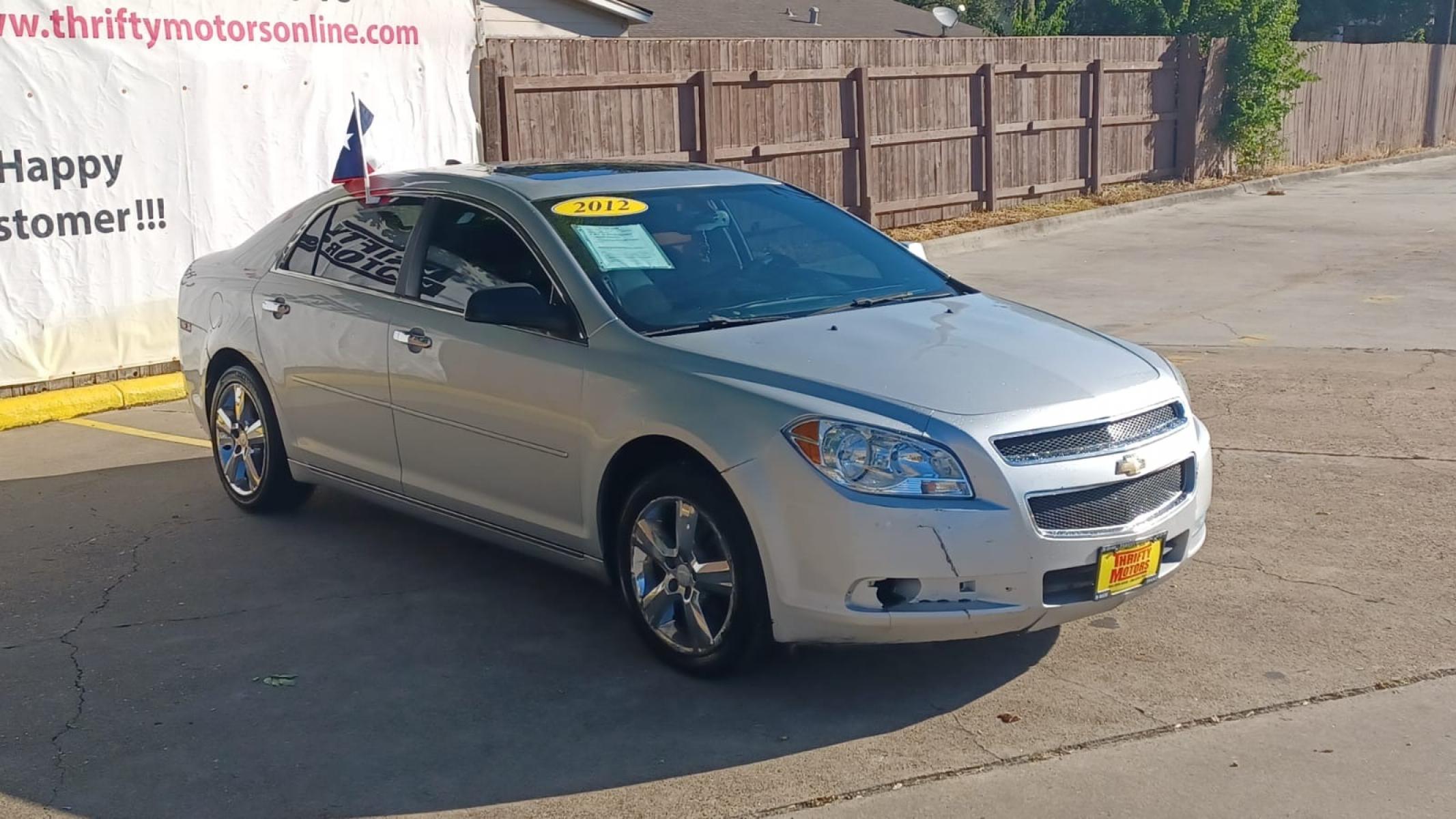 2012 Silver Chevrolet Malibu (1G1ZD5EU6CF) with an 2.4L I4 2.4L I4 engine, Automatic 6-Speed transmission, located at 16710 Clay Rd., Houston, TX, 77084, (281) 859-7900, 29.834864, -95.656166 - Photo #3