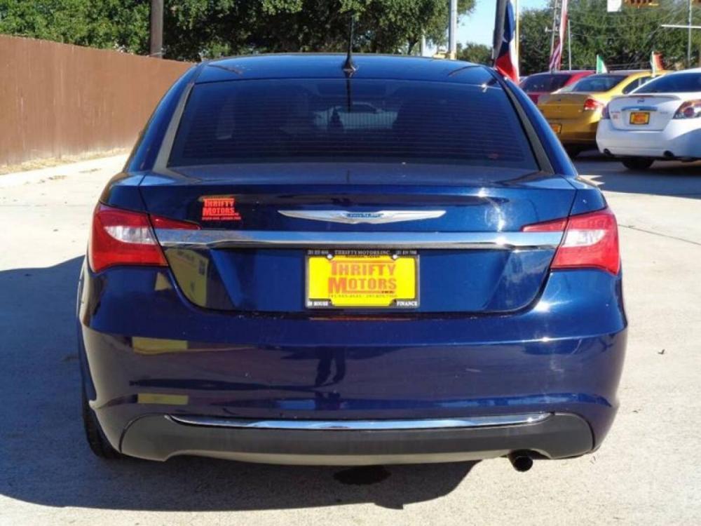 2014 Blue Chrysler 200 (1C3CCBAB6EN) with an 2.4L I4 2.4L I4 engine, Automatic 6-Speed transmission, located at 4509 Highway 6 North, Houston, TX, 77084, (281) 859-4646, 29.848997, -95.645760 - Photo #7