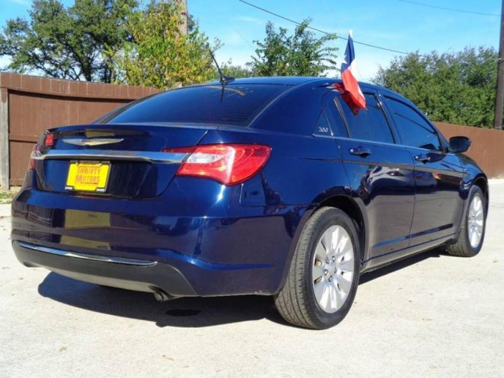 2014 Blue Chrysler 200 (1C3CCBAB6EN) with an 2.4L I4 2.4L I4 engine, Automatic 6-Speed transmission, located at 4509 Highway 6 North, Houston, TX, 77084, (281) 859-4646, 29.848997, -95.645760 - Photo #8