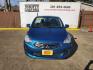 2017 Blue Mitsubishi Mirage G4 (ML32F3FJ5HH) with an 1.2L I3 1.2L I3 engine, Manual 5-Speed transmission, located at 16710 Clay Rd., Houston, TX, 77084, (281) 859-7900, 29.834864, -95.656166 - Low Down. Low Payments. - Photo#1