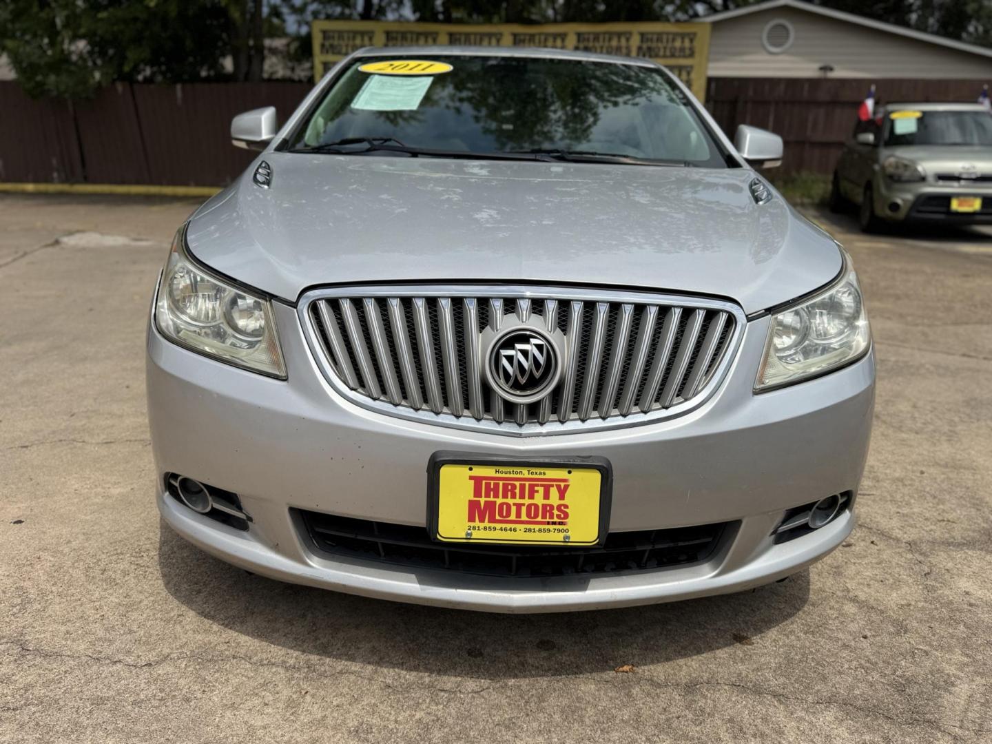 2011 /GRAY Buick LaCrosse CXL FWD (1G4GC5GD9BF) with an 3.6L V6 DOHC 24V engine, 6-Speed Automatic Overdrive transmission, located at 16710 Clay Rd., Houston, TX, 77084, (281) 859-7900, 29.834864, -95.656166 - LOW DOWN......LOW PAYMENTS..... WE DO ALL KINGS OF BAD CREDIT - Photo#0