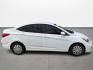 2017 White /Gray Hyundai Accent SE 4-Door 6M (KMHCT4AE5HU) with an 1.6L L4 DOHC 16V engine, 6M transmission, located at 16710 Clay Rd., Houston, TX, 77084, (281) 859-7900, 29.834864, -95.656166 - Photo#3