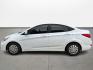 2017 White /Gray Hyundai Accent SE 4-Door 6M (KMHCT4AE5HU) with an 1.6L L4 DOHC 16V engine, 6M transmission, located at 16710 Clay Rd., Houston, TX, 77084, (281) 859-7900, 29.834864, -95.656166 - Photo#7