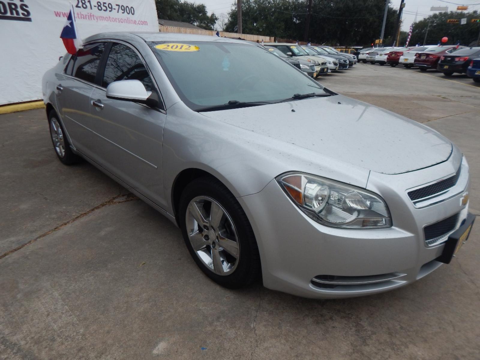 2012 Gray Chevrolet Malibu 2LT (1G1ZD5EU6CF) with an 2.4L L4 DOHC 16V FFV engine, 6-Speed Automatic transmission, located at 16710 Clay Rd., Houston, TX, 77084, (281) 859-7900, 29.834864, -95.656166 - Low Down. Low Payments - Photo #2