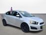 2015 Silver Chevrolet Sonic LT Auto Sedan (1G1JC5SH0F4) with an 1.8L L4 DOHC 24V engine, Automatic transmission, located at 16710 Clay Rd., Houston, TX, 77084, (281) 859-7900, 29.834864, -95.656166 - Low Down. Low Payments. - Photo#2