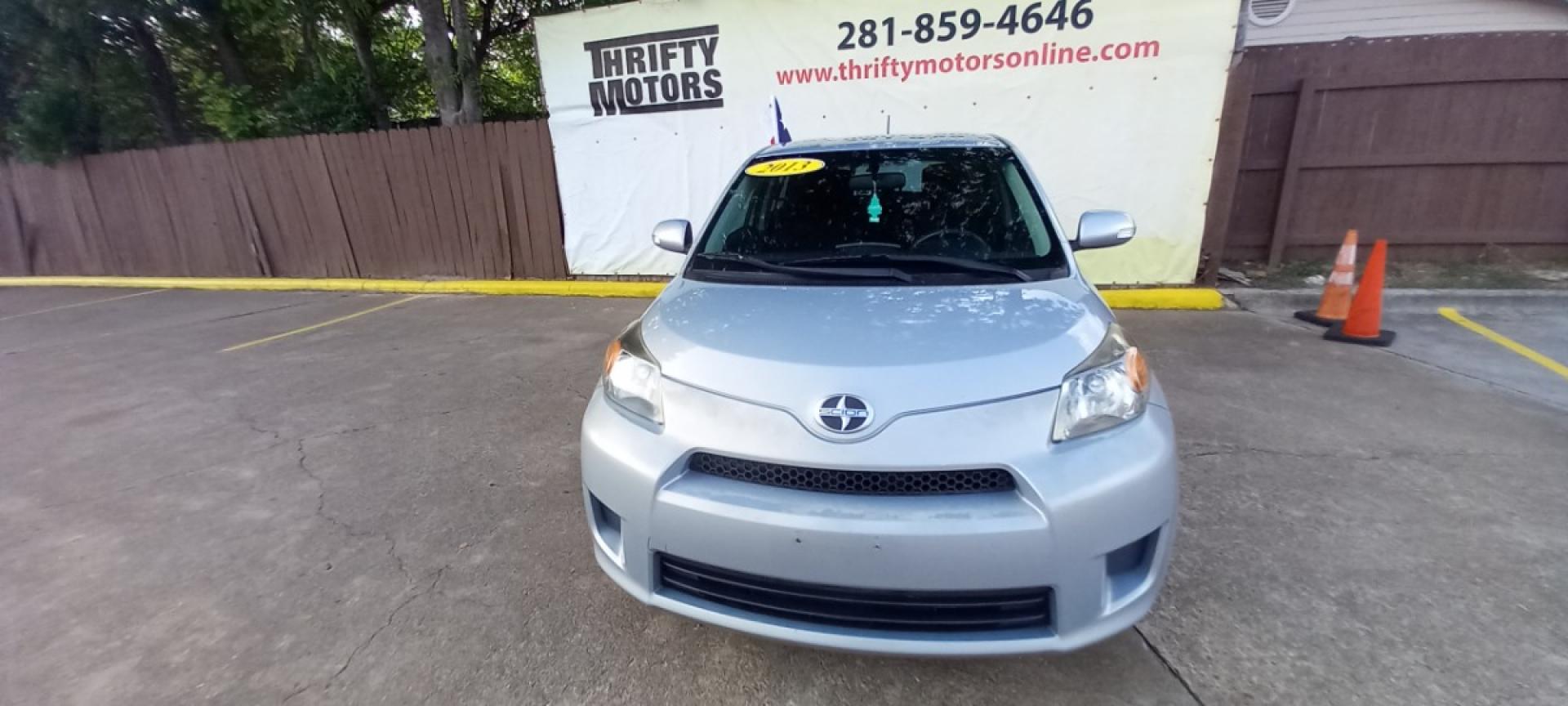 2013 Gray Scion xD 5-Door Hatchback 4-Spd AT (JTKKUPB45D1) with an 1.8L L4 DOHC16V engine, 4-Speed Automatic transmission, located at 16710 Clay Rd., Houston, TX, 77084, (281) 859-7900, 29.834864, -95.656166 - Low Down. Low Payments. - Photo#1