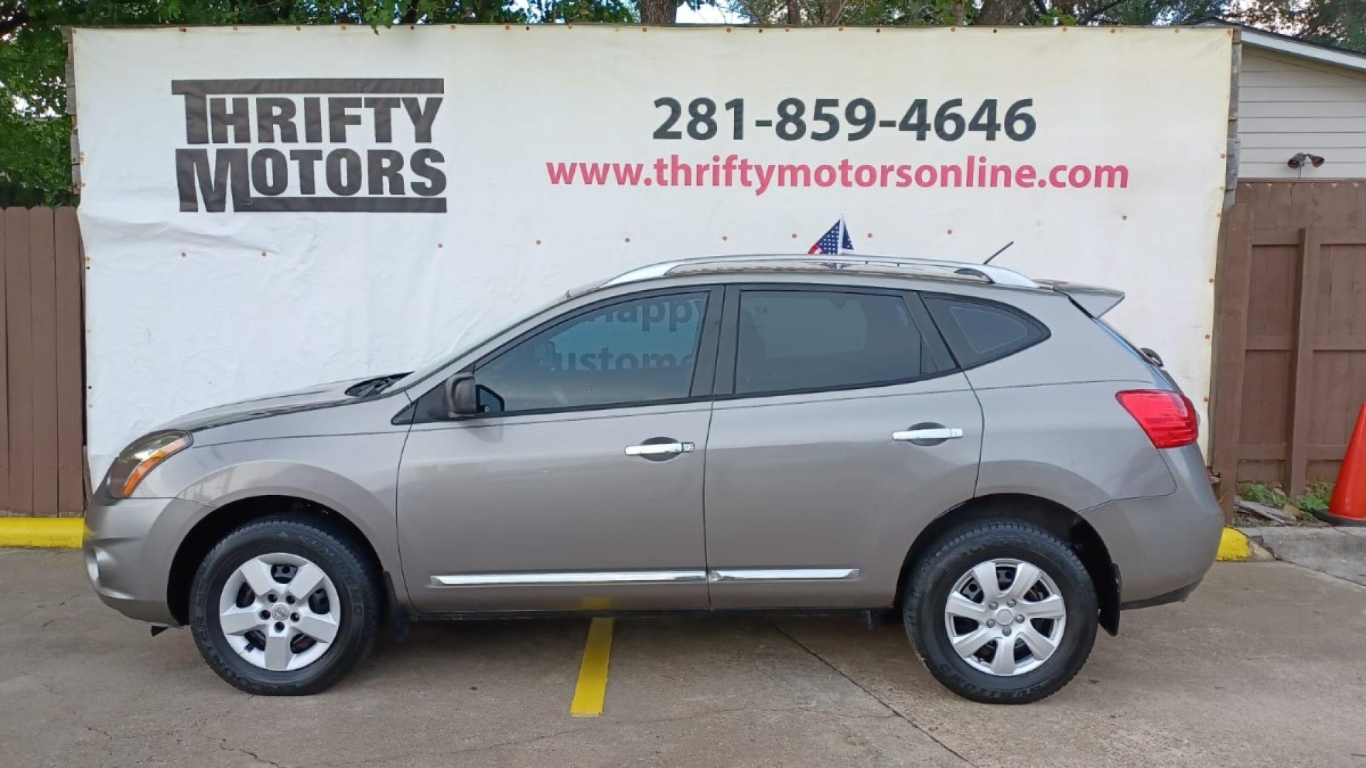 2015 Brown Nissan Rogue Select S 2WD (JN8AS5MT5FW) with an 2.5L L4 DOHC 16V engine, Continuously Variable Transmission transmission, located at 16710 Clay Rd., Houston, TX, 77084, (281) 859-7900, 29.834864, -95.656166 - Low Down. Low Payments. - Photo#0