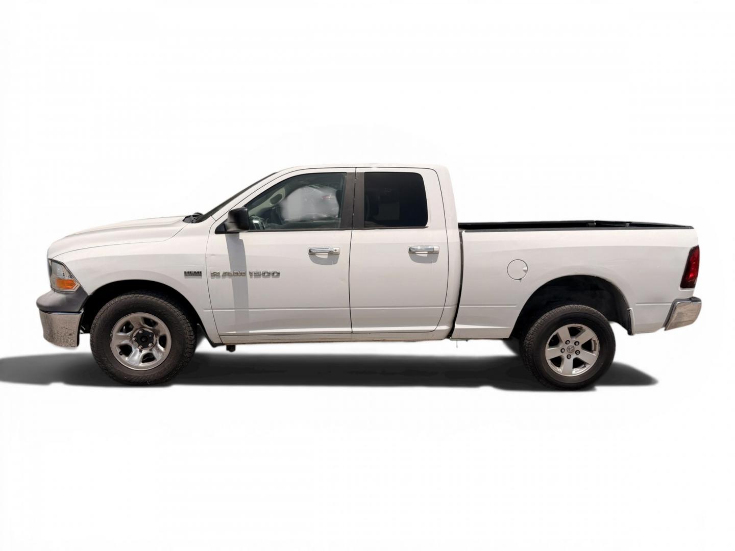 2012 Black Dodge Ram 1500 SLT Quad Cab 4WD (1C6RD7GT0CS) with an 5.7L V8 OHV 16V engine, 5-Speed Automatic transmission, located at 16710 Clay Rd., Houston, TX, 77084, (281) 859-7900, 29.834864, -95.656166 - Low Down. Low Payments- Photo#5