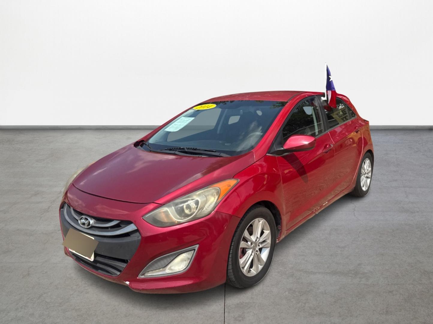 2014 Red Hyundai Elantra GT A/T (KMHD35LH7EU) with an 2.0L L4 16V DOHC engine, 6-Speed Automatic transmission, located at 16710 Clay Rd., Houston, TX, 77084, (281) 859-7900, 29.834864, -95.656166 - Low Down. Low Payments. - Photo#1