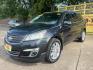 2015 BLACK /Gray Chevrolet Traverse 1LT FWD (1GNKRGKD3FJ) with an 3.6L V6 DOHC 24V engine, 6-Speed Automatic transmission, located at 16710 Clay Rd., Houston, TX, 77084, (281) 859-7900, 29.834864, -95.656166 - Low Down. Low Payments. - Photo#3